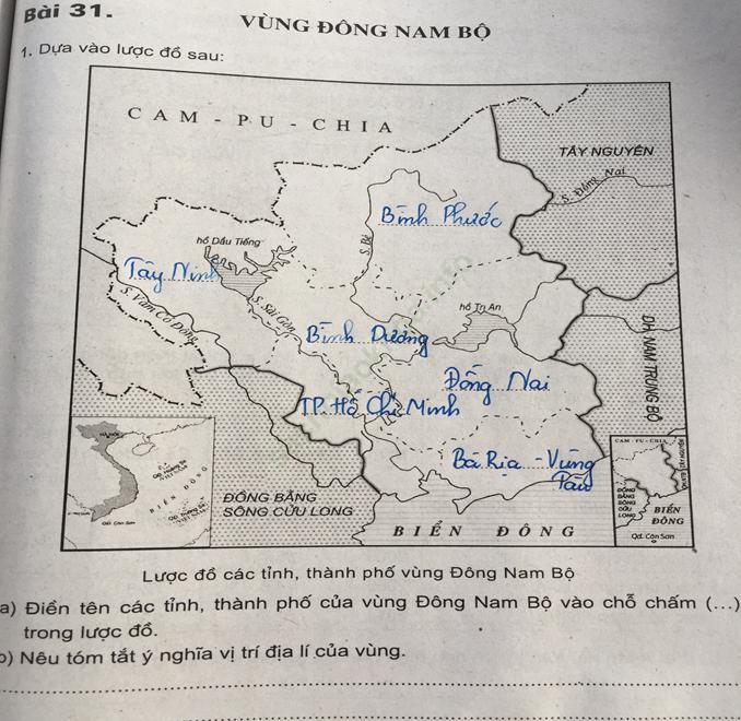 Bài 31: Vùng Đông Nam Bộ ảnh 1