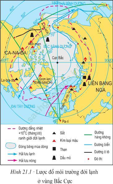 Lý thuyết & Trắc nghiệm Bài 21: Môi trường đới lạnh ảnh 1