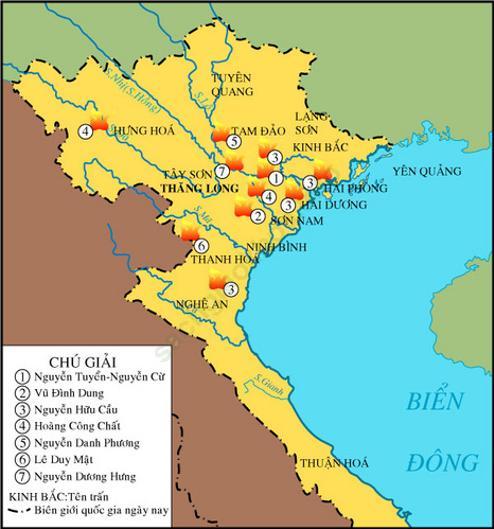 Lý thuyết & Trắc nghiệm Bài 24: Khởi nghĩa nông dân đàng ngoài thế kỉ XVIII ảnh 2