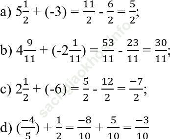 Toán 7 VNEN Bài 2: Cộng, trừ số hữu tỉ ảnh 17