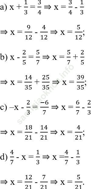 Toán 7 VNEN Bài 2: Cộng, trừ số hữu tỉ ảnh 21