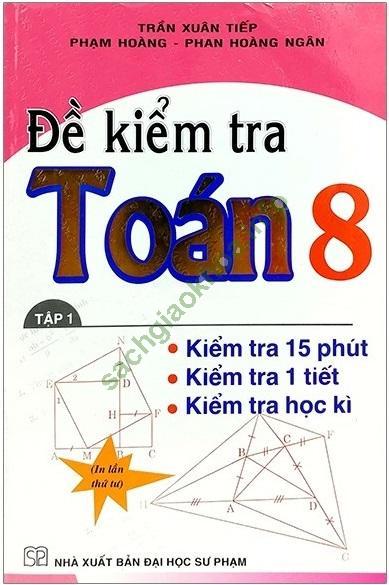Ảnh Đề kiểm tra Toán 8 (có đáp án)