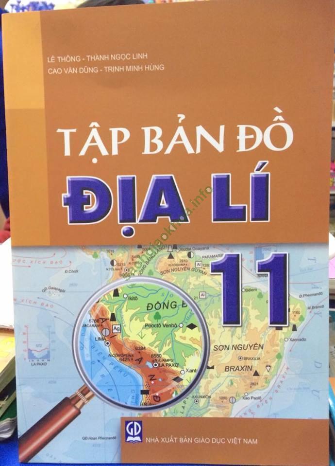 Ảnh Tập bản đồ Địa Lí 11